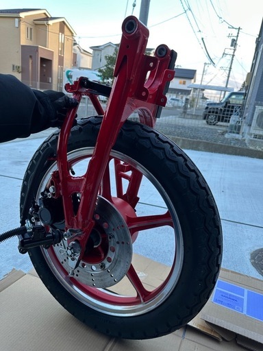 z400gp リア、スイングアーム、ホイールセット（フロントホイールもお付けします）