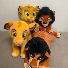 ライオンキングぬいぐるみ 4点セット  