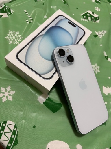 iPhone15 本体　SIMフリー　ブルー