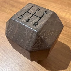SOLD OUT　木製シフトノブ　ウォールナット・縮み杢　ウッドノブ