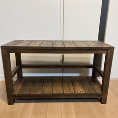 【取りに来てくれる方限定無償】ニコアンド　ベンチシェルフ