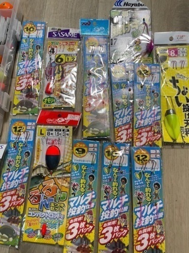 最終価格‼️釣竿6本 浮き 釣り道具