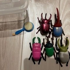 無料　お引き取り早い方　お湯につけたら色が変わるカブトムシと ゼ...