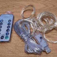 ★在庫処分残り１*＊星降る夜のカーテンライト＊*300LED  3m×3m USB 新品⑨の画像