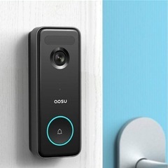 最終値下げ【未使用】AOSU 5MP画質 ワイヤレスドアホン スマホアプリ連動　防犯対策インターホンの画像