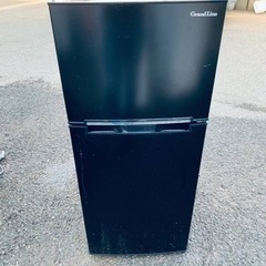 A-Stage 2ドア冷凍／冷蔵庫　ARM-118LO2BK