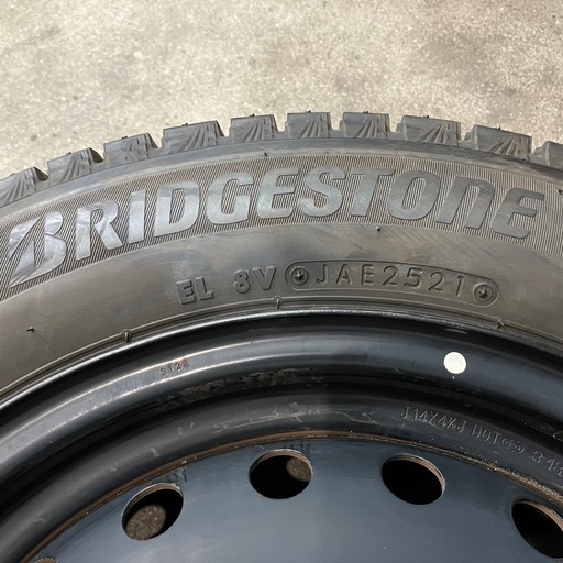 【3325】21年 155/65R14 ブリジストン ブリザックVRX3 ワゴンR スペーシア ラパン スタッドレス