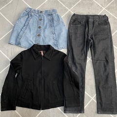 ★8/13〜16限定お取引★秋冬洋服まとめ売り　130〜140 26点　主に140の画像