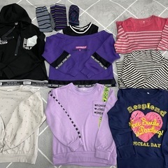 ★8/13〜16限定お取引★秋冬洋服まとめ売り　130〜140 26点　主に140の画像