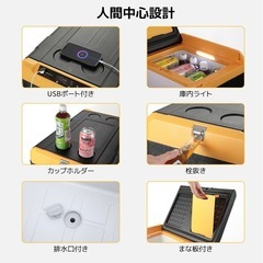 BougeRV 45Lクーラーボックス 冷却機能付き