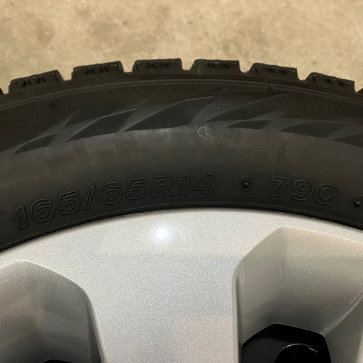 【3326】18/20年 165/65R14 ブリジストン ブリザック VRX2 パッソ タンク ルーミー トール ジャスティ スタッドレス