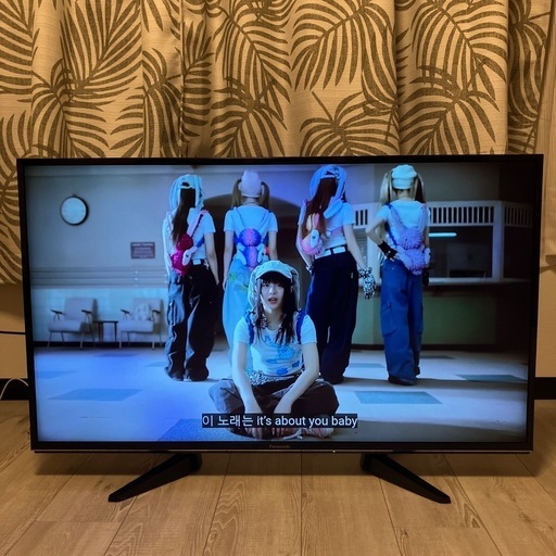 パナソニック43型　4Kテレビ