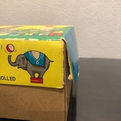 増田屋　1960年代製　Walking Elephant ブリキ 当時物の画像