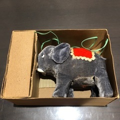 増田屋　1960年代製　Walking Elephant ブリキ 当時物の画像