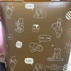 くまのプーさん White ランドリーバスケット