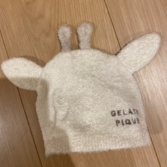 ジェラートピケベビー帽子の画像