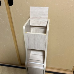 ニトリ トイレ収納 3ロール トロル2 ホワイトウォッシュの画像
