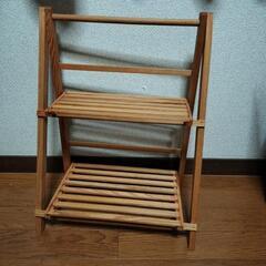 木製ラック　棚　カゴ等　まとめ売りの画像