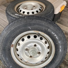 ホンダアクティ鉄ちんホイール　　パンク用にいかがですか
