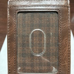 【再値下！】FOSSIL カードケース マネークリップ付き【中古】/ オマケ付きの画像