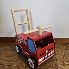消防車の手押し車