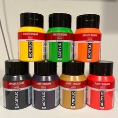 アクリル絵の具7色 500ml
の画像