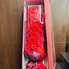 【未使用品！】 造花 プリザードフラワー バラ 薔薇 70cm ...