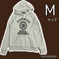 【Washington】メンズ　パーカー　フード付き　ビンテージ...