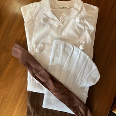 カフェ、パティシエユニフォーム一式の画像