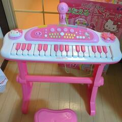 ハローキティ 歌えるキーボードの画像
