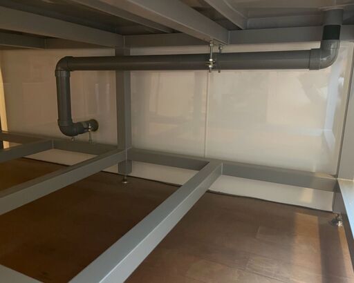 塩ビ製洗し台 w216 x d101 h95 (cm) 写真の現像＆プリント作業、染色