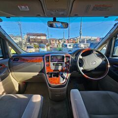 【売約済】H16年トヨタアルファードV　2.4Xトレゾアアルカンターラバージョン　走行19.1万キロ　車検R7年12月　ETC　両側スライドドア　純正ナビ　フルセグTV　バックカメラ　キーレス　アルカンターラシート　の画像