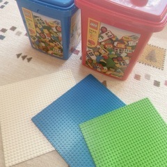 LEGO ☆赤いバケツと青いバケツ