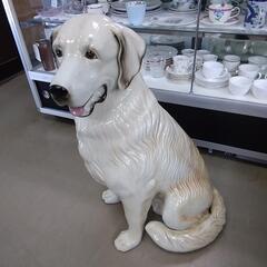 ゴールデンレトリーバー陶器置物　値下げしました！　82169の画像