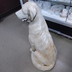 ゴールデンレトリーバー陶器置物　値下げしました！　82169の画像