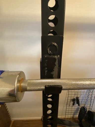 （札幌市受け渡し）省スペースで設置出来るホームジムセット(ハーフラック) 四畳半の部屋に十分設置可能です！ 札幌市受け渡し）省スペースで設置出来るホームジムセット(ハーフ