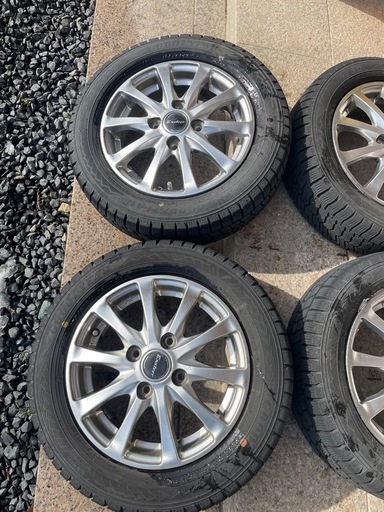 スタッドレスタイヤ　4本セット　155/65R13