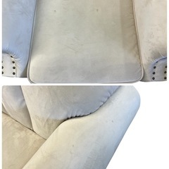 NO.1528 《お値下げ中!!》1人掛けソファ ソロソファ アンティークテイスト スタッズ の画像