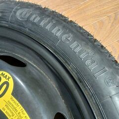 ワーゲン アウディ VW 18インチ スペア1本【富山】T 125/70R18 テンパータイヤス ペアタイヤ 18インチ 3.5J ET25.5 +25.5 PCD112の画像