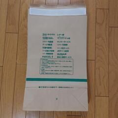 梱包用紙袋 新品 11枚 企業名入　320×110×500(mm)の画像