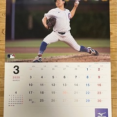 MIZUNO 2025 カレンダーの画像
