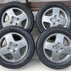 バランス済!! スタッドレス 155/65R13 ＋スズキ純正ア...