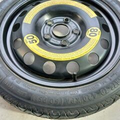 ワーゲン アウディ VW １６インチ スペア1本【富山】T 125/70R16 テンパータイヤス ペアタイヤ 16インチ 3.5J ET25.5 +25.5 PCD112の画像