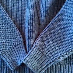 青色　GU セーター　130の画像