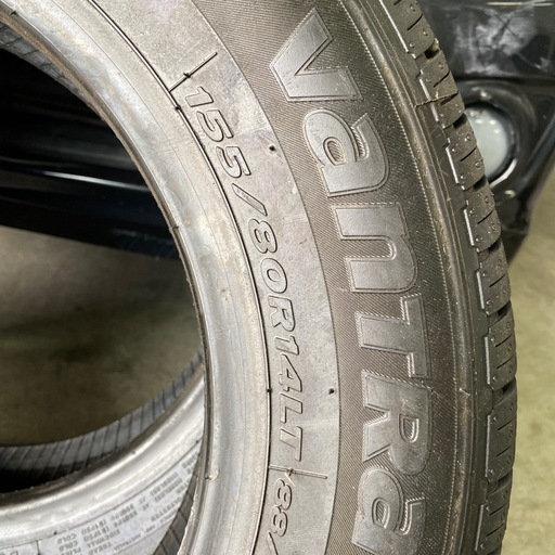 新車外し　155/80R14  LT