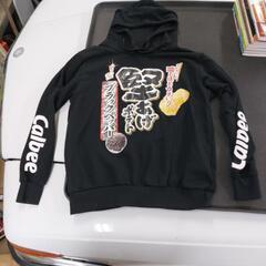 🔶カルビー堅あげポテト/ブラックペッパーパーカーLサイズ