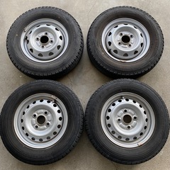 145R12 6PR  スタッドレスタイヤ 4本セット