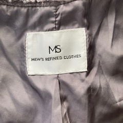 MS ブルーグレー ボアコート F woman'sの画像