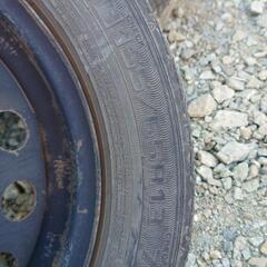 スチールホイール　4x100 GOODYEAR 155/65/13の画像