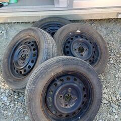 スチールホイール　4x100 GOODYEAR 155/65/13